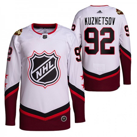 Camisola Washington Capitals Evgeny Kuznetsov 92 2022 NHL All-Star Branco Authentic - Homem
